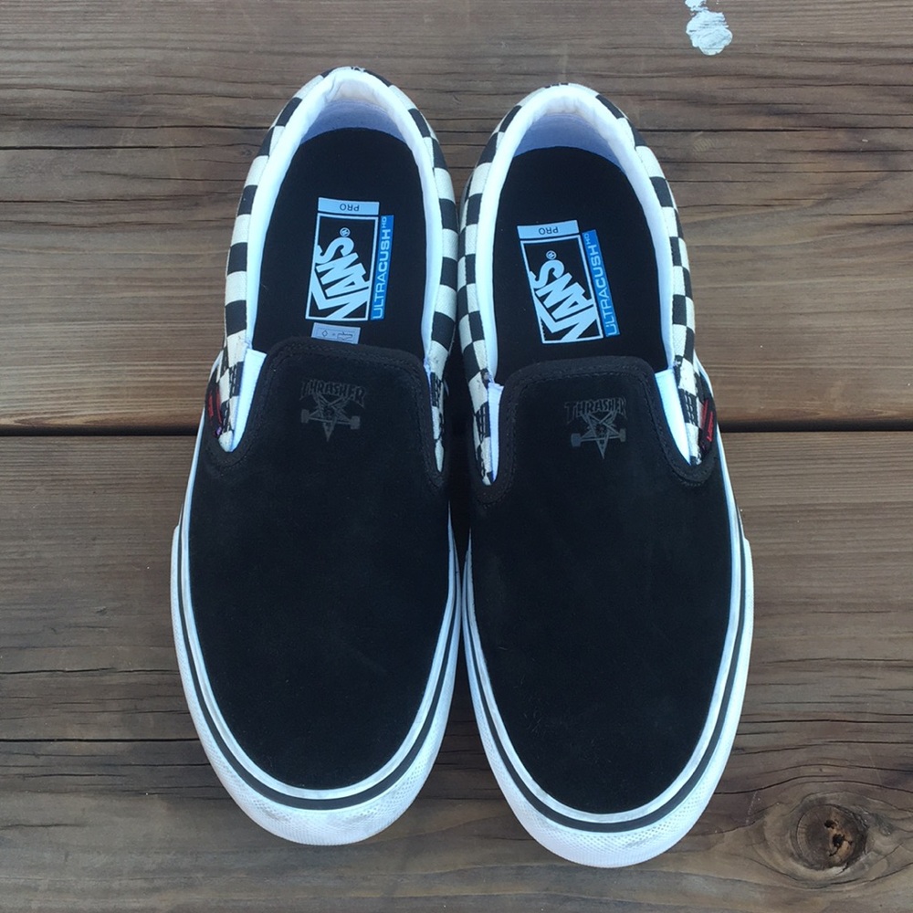 Vans Slip On Pro - Thrasher Checkerboard